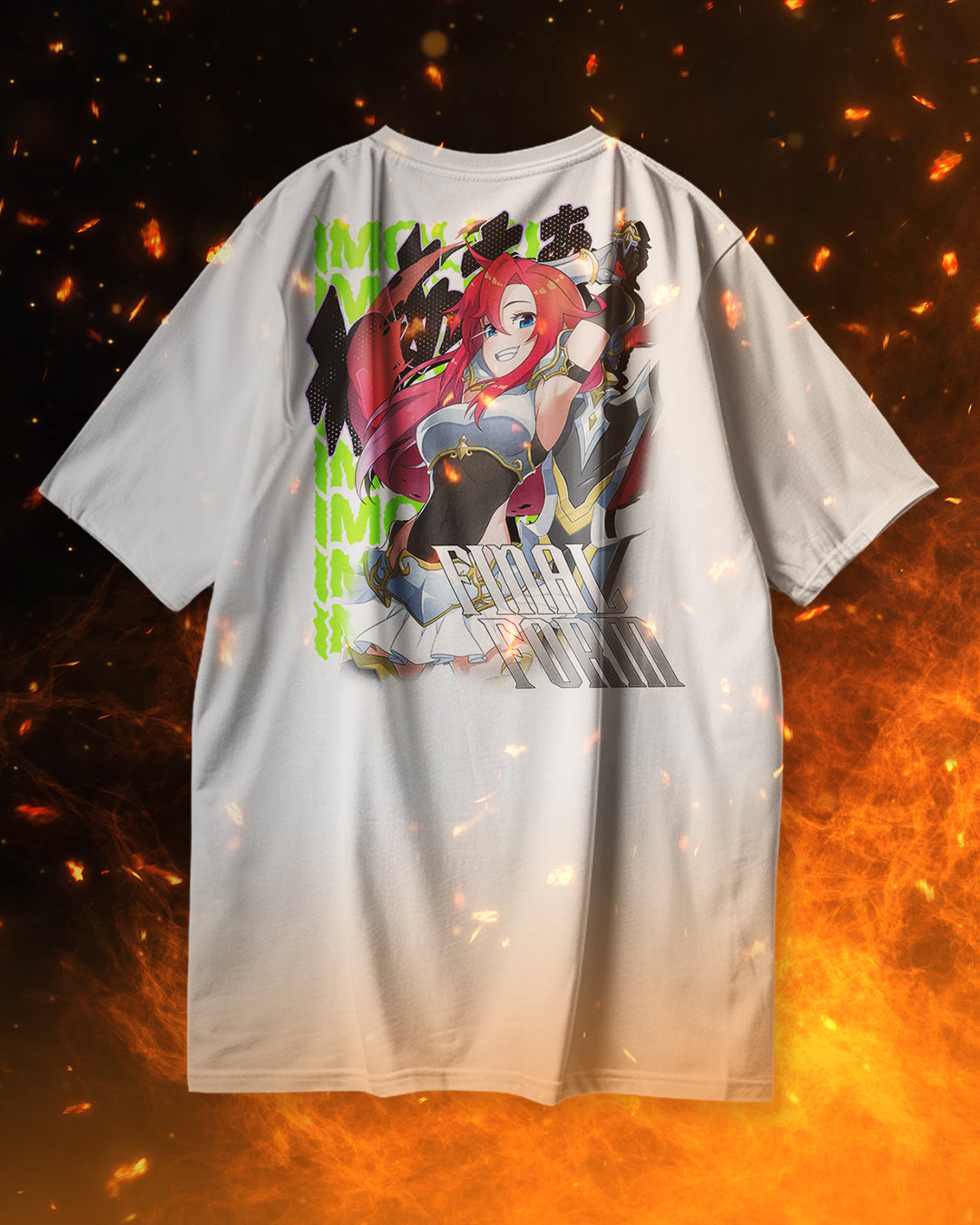 Anime Warrior Girl JRPG Final Form T Shirt Imouri
