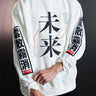 Mirai Japanese Streetwear Fleece Crew Top Sweatshirt