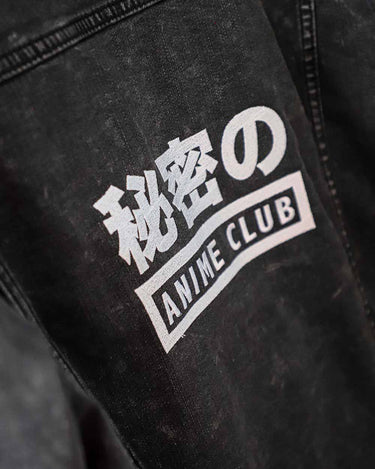 Secret Anime Club Black Denim Jacket Imouri