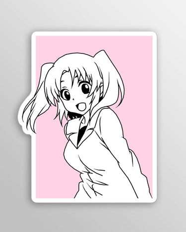 Tomodachi Anime Girl Slap Sticker Decal Imouri