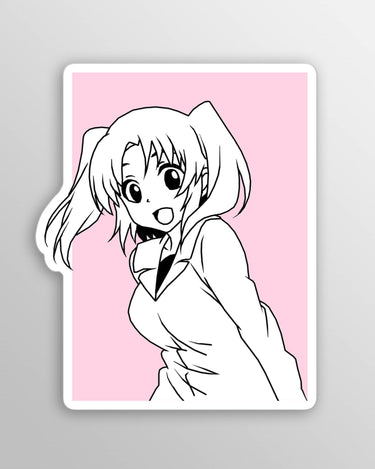 Tomodachi Anime Girl Slap Sticker Decal Imouri