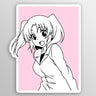Tomodachi Anime Girl Slap Sticker Decal Imouri