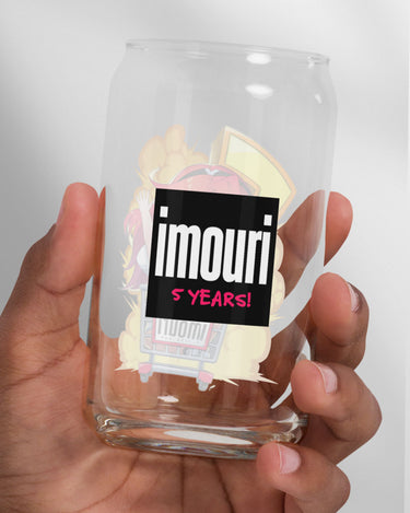 Kanpai Cheers To 5-Years Anime Glass Drinkware | Imouri