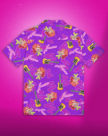 Rockstar Short Sleeve Button Up Hawaiian Shirt