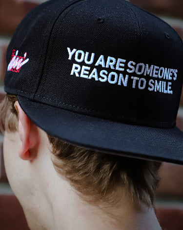 You Are Someone's Reason To Smile Snapback Hat By Imouri