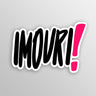 Imouri Loud Text Logo Anime Manga Sticker