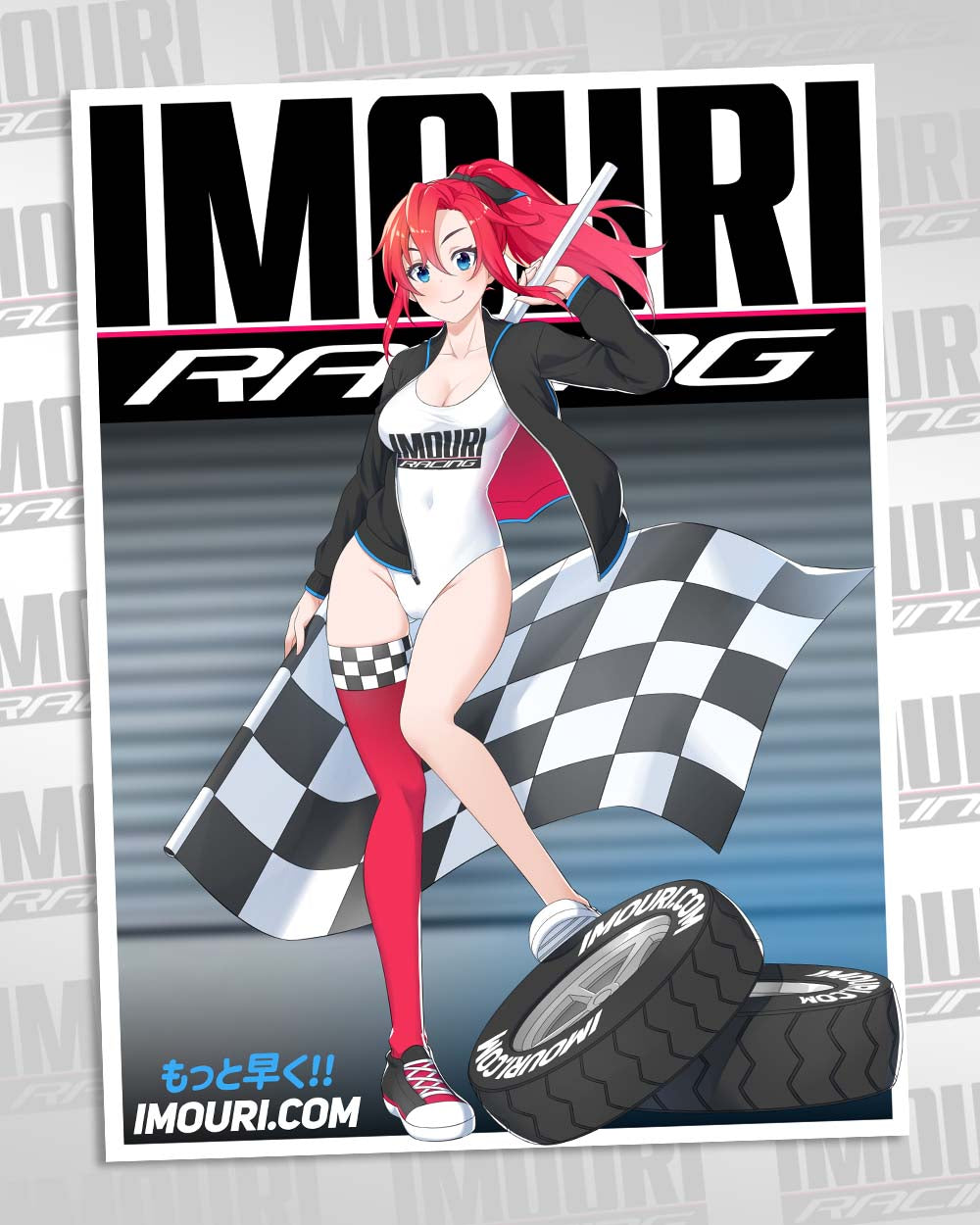 Imouri Chan Race Queen Matte Print (LIMITED EDITION)